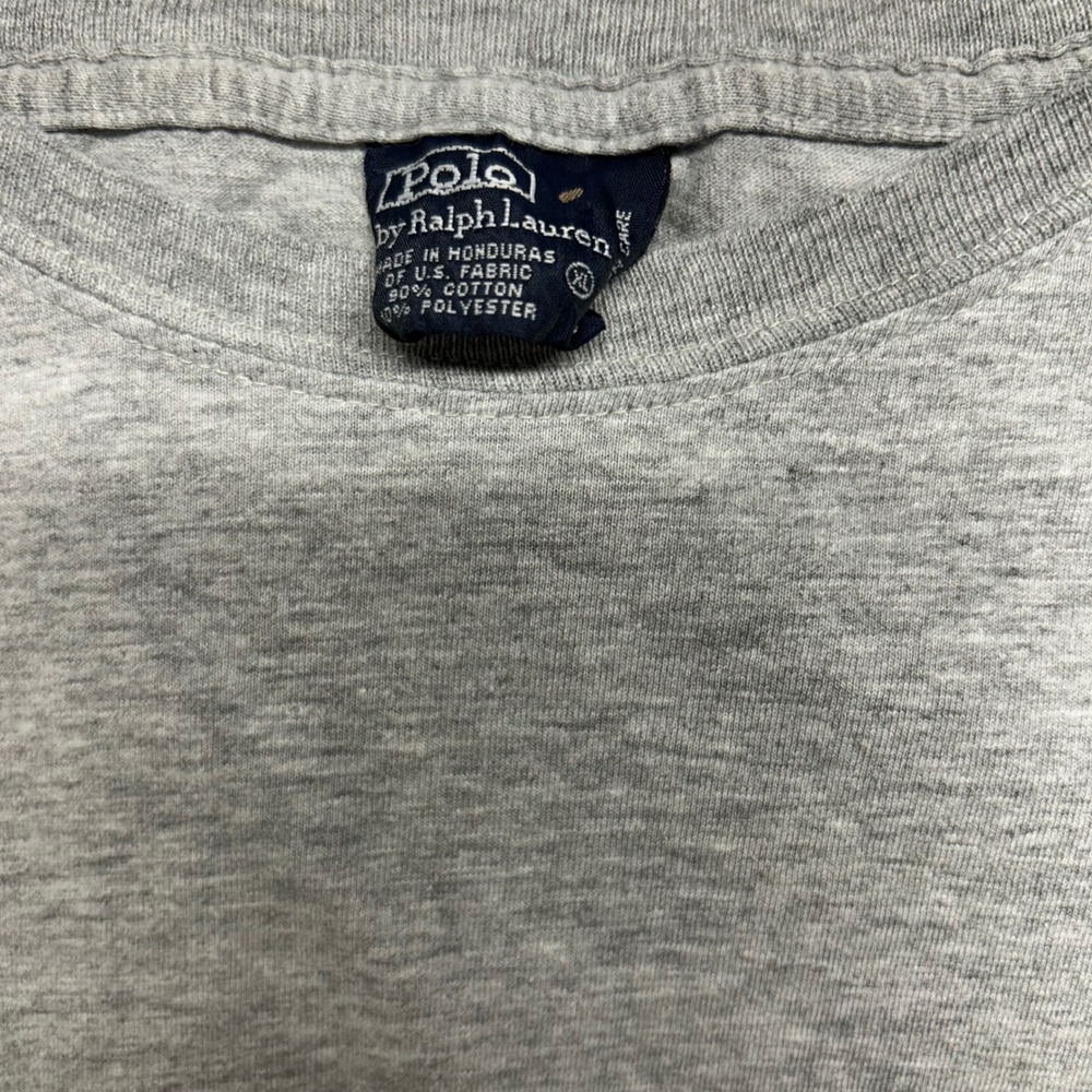 Polo Ralph Lauren Mens XL Gray Short Sleeve Crewneck Pony Logo T-Shirt 0242 - Picture 4 of 7